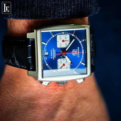 Tag Heuer Monaco blue