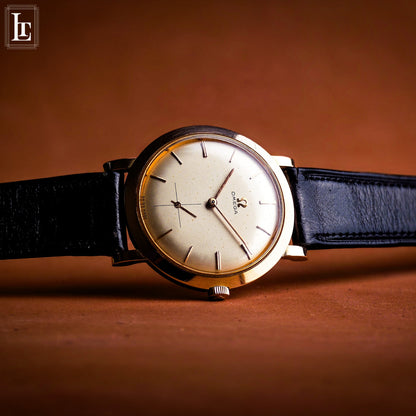 Omega classic rose gold b&p