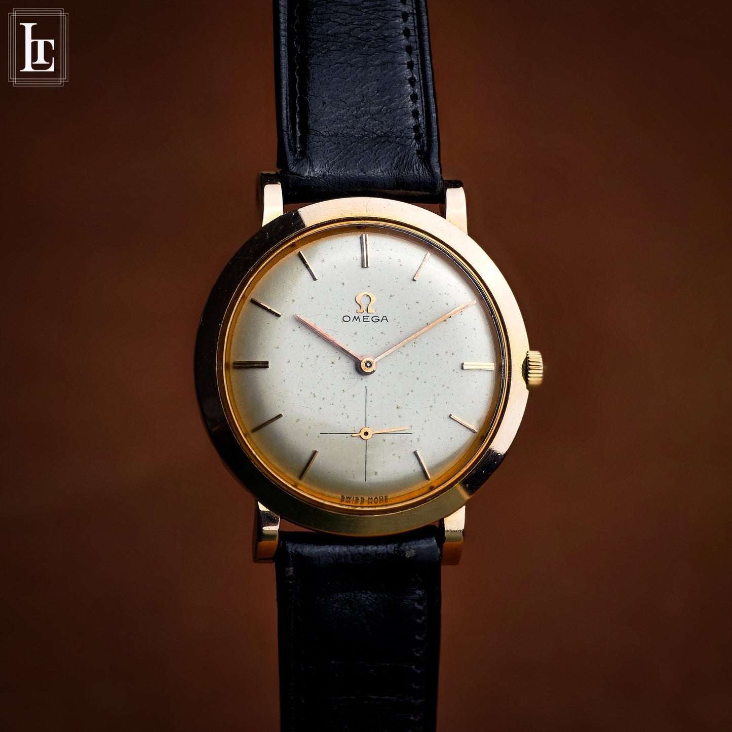 Omega classic rose gold b&p