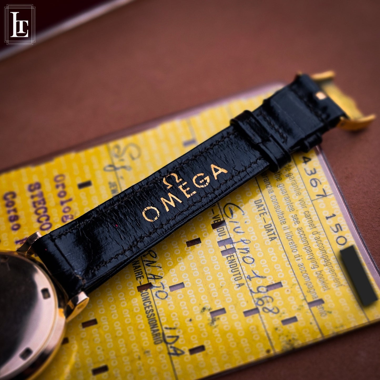 Omega classic rose gold b&p