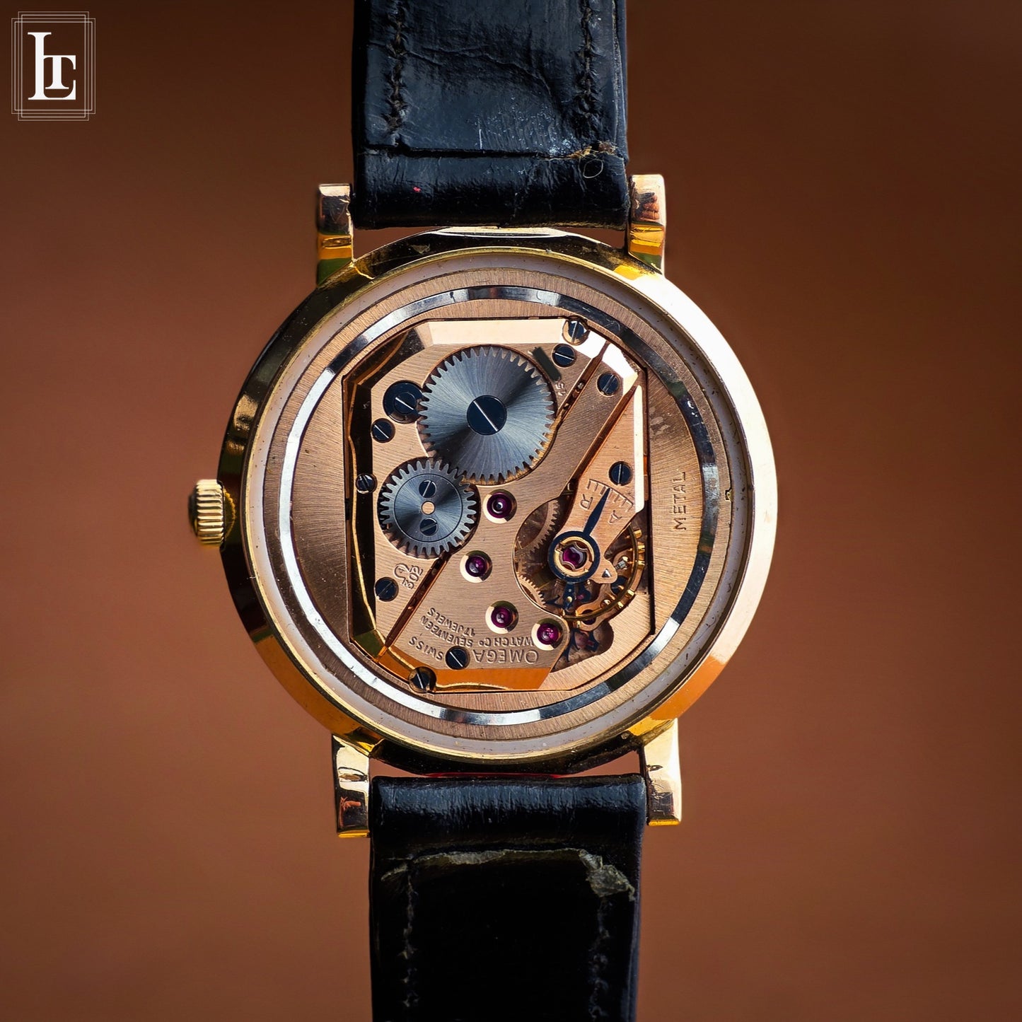 Omega classic rose gold b&p