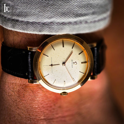 Omega classic rose gold b&p