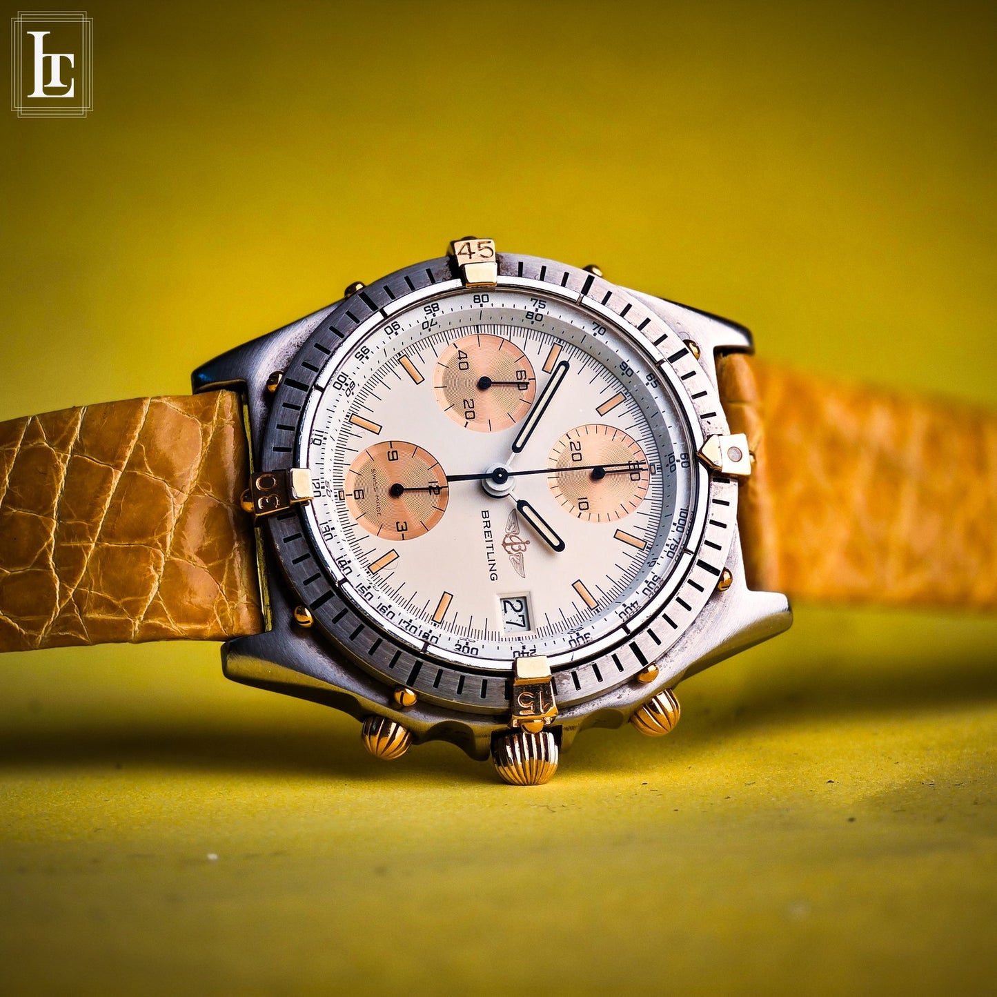 Breitling Chronomat gold subdials