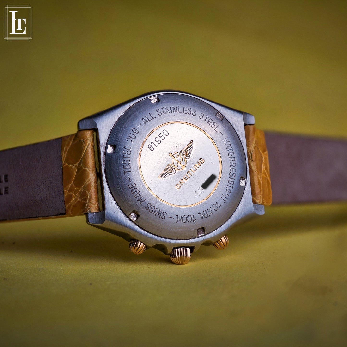 Breitling Chronomat gold subdials