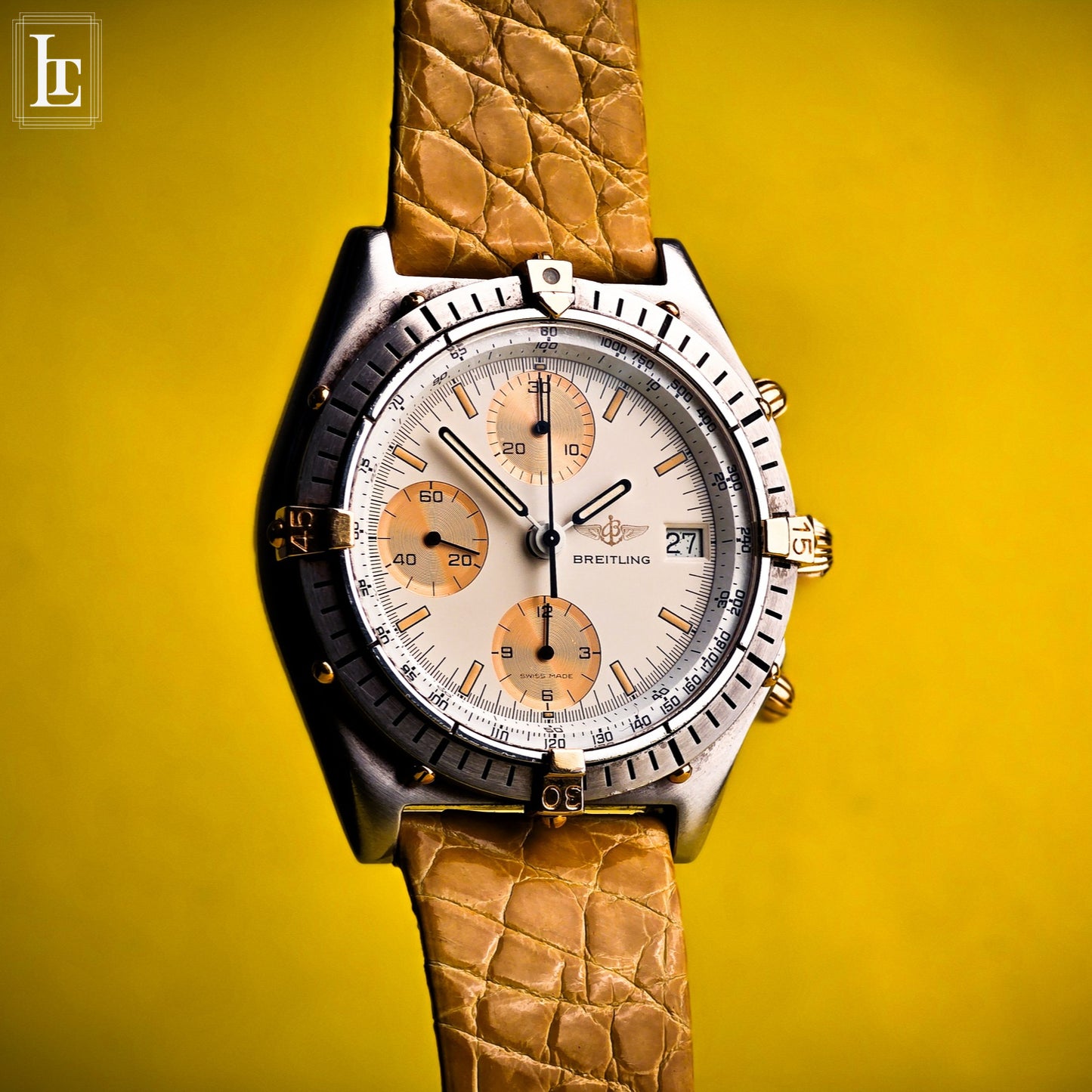 Breitling Chronomat gold subdials