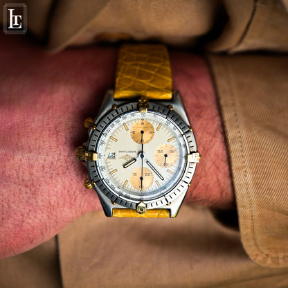 Breitling Chronomat gold subdials