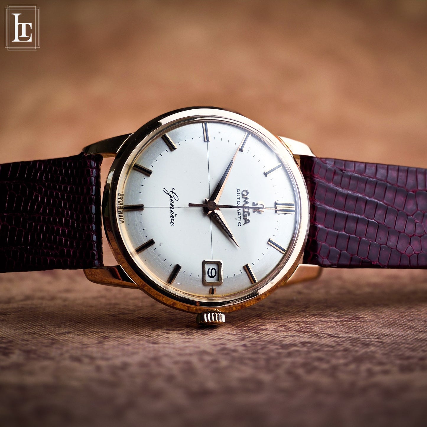 Omega Genève pink gold