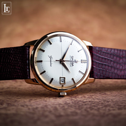 Omega Genève pink gold