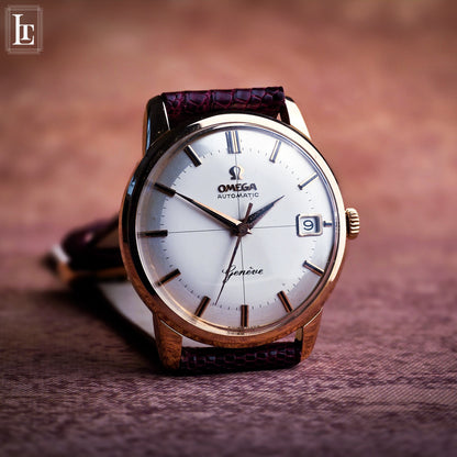 Omega Genève pink gold