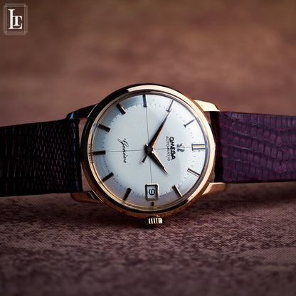 Omega Genève pink gold