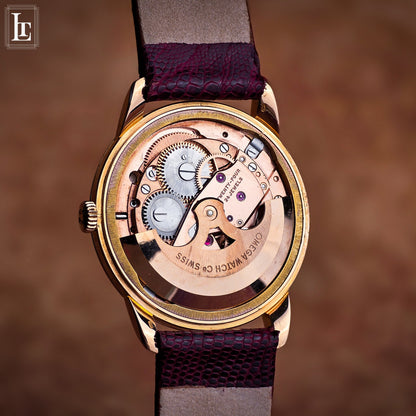 Omega Genève pink gold