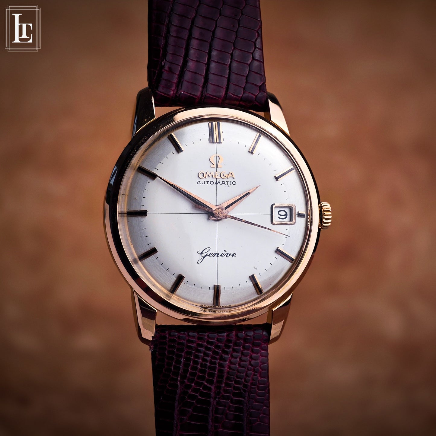 Omega Genève pink gold