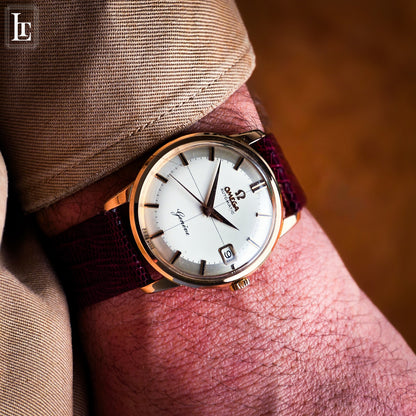 Omega Genève pink gold