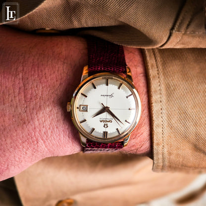 Omega Genève pink gold