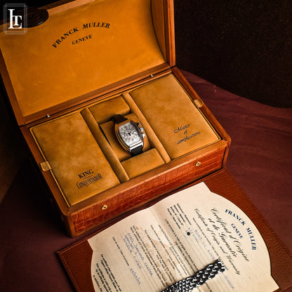 Frank Muller King Conquistador chronograph b&p