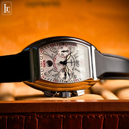 Frank Muller King Conquistador chronograph b&p