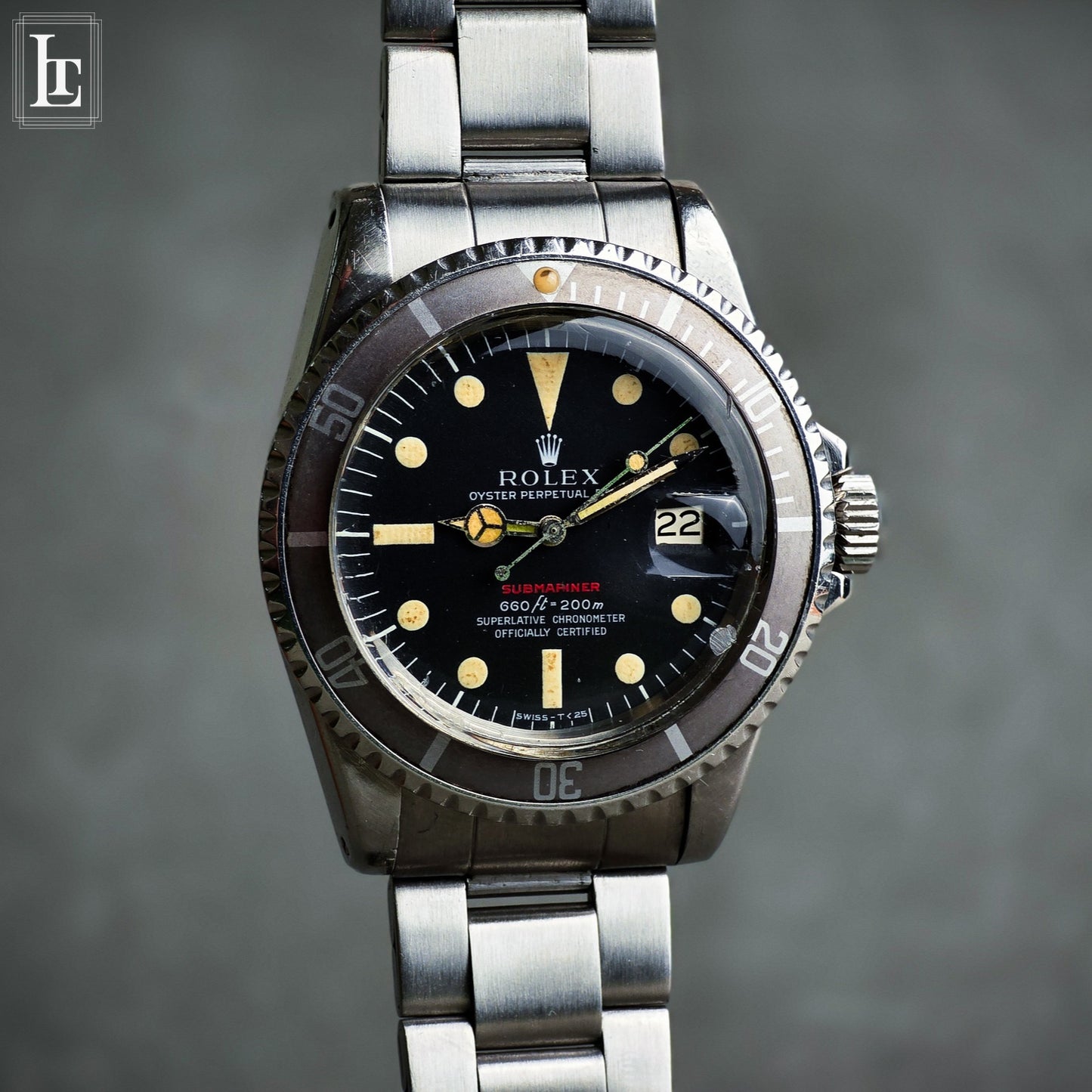 Rolex Submariner 1680 red writing MK4