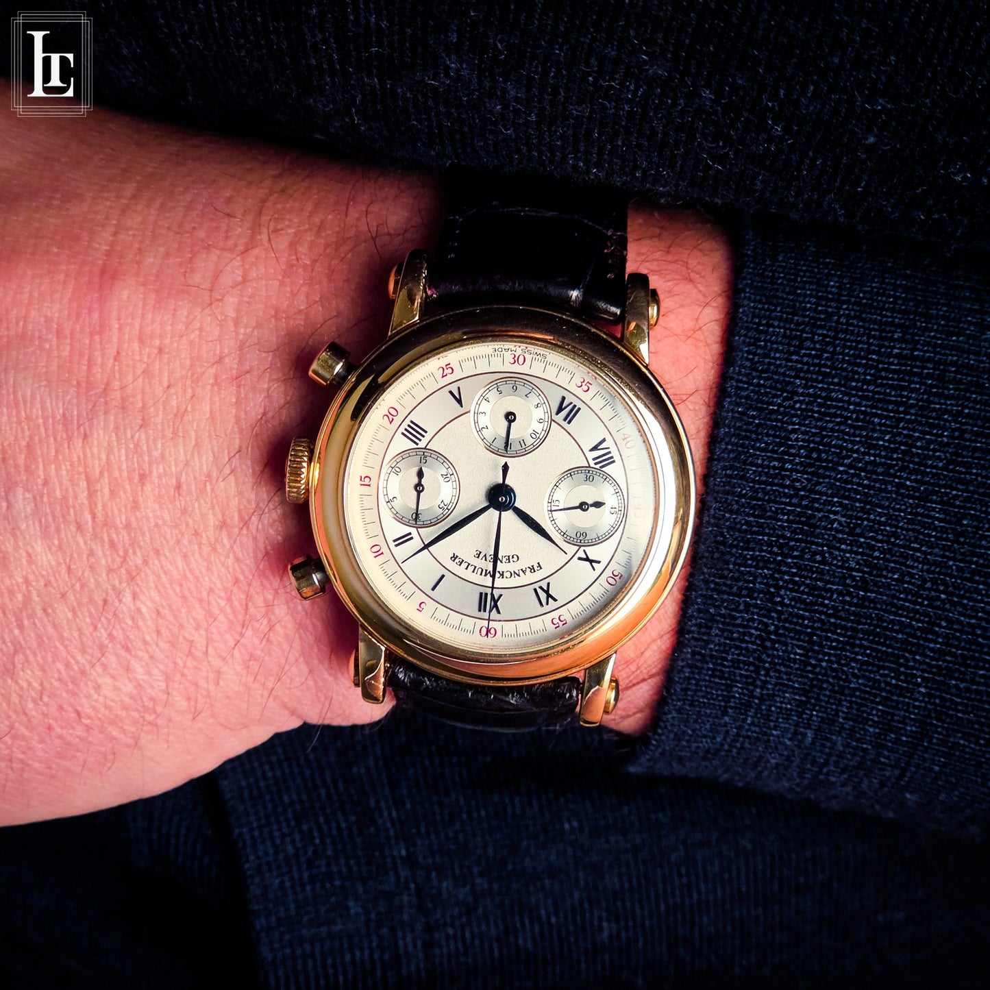 Frank Muller Chronograph 7000 CC Full Set YG