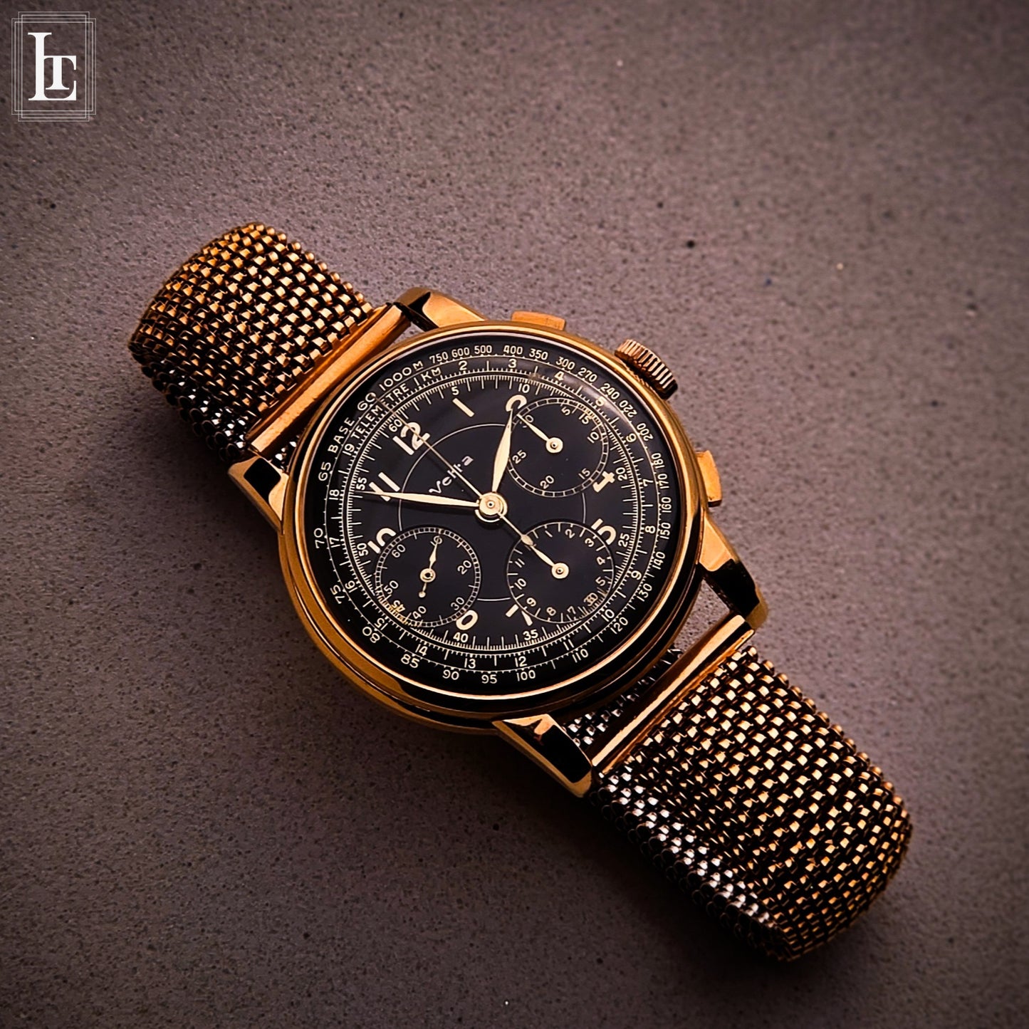 Vetta chronograph rose gold Valjoux 71