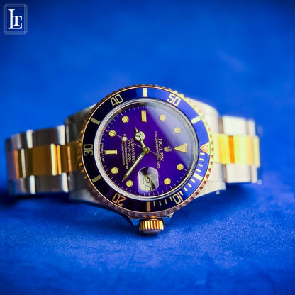 Rolex Submariner 16613 con quadrante viola