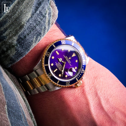 Rolex Submariner 16613 con quadrante viola