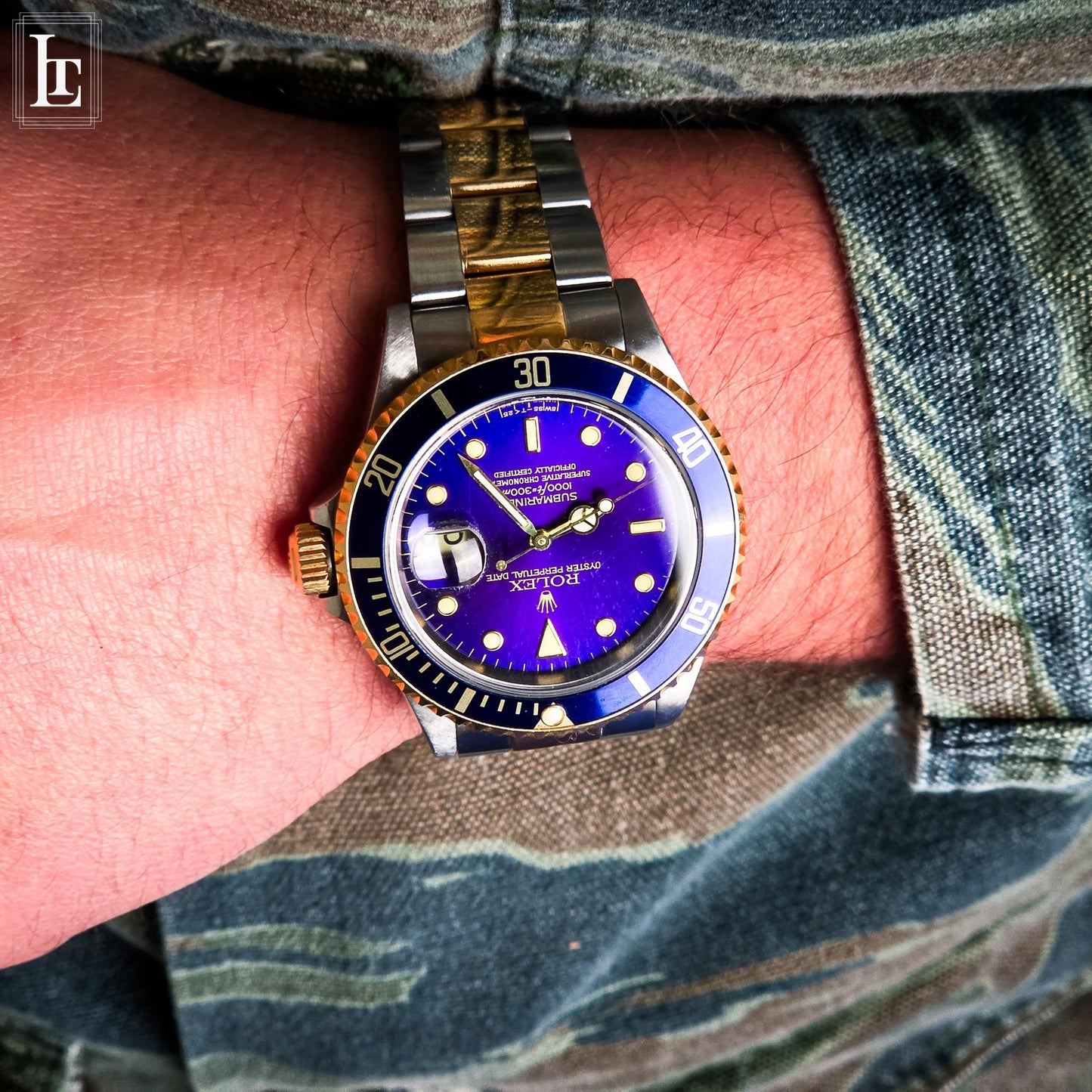 Rolex Submariner 16613 con quadrante viola