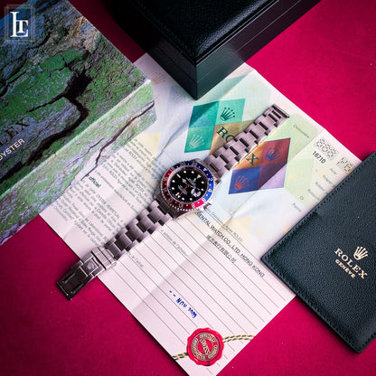Rolex GMT Master II 16710 Pepsi Full Set