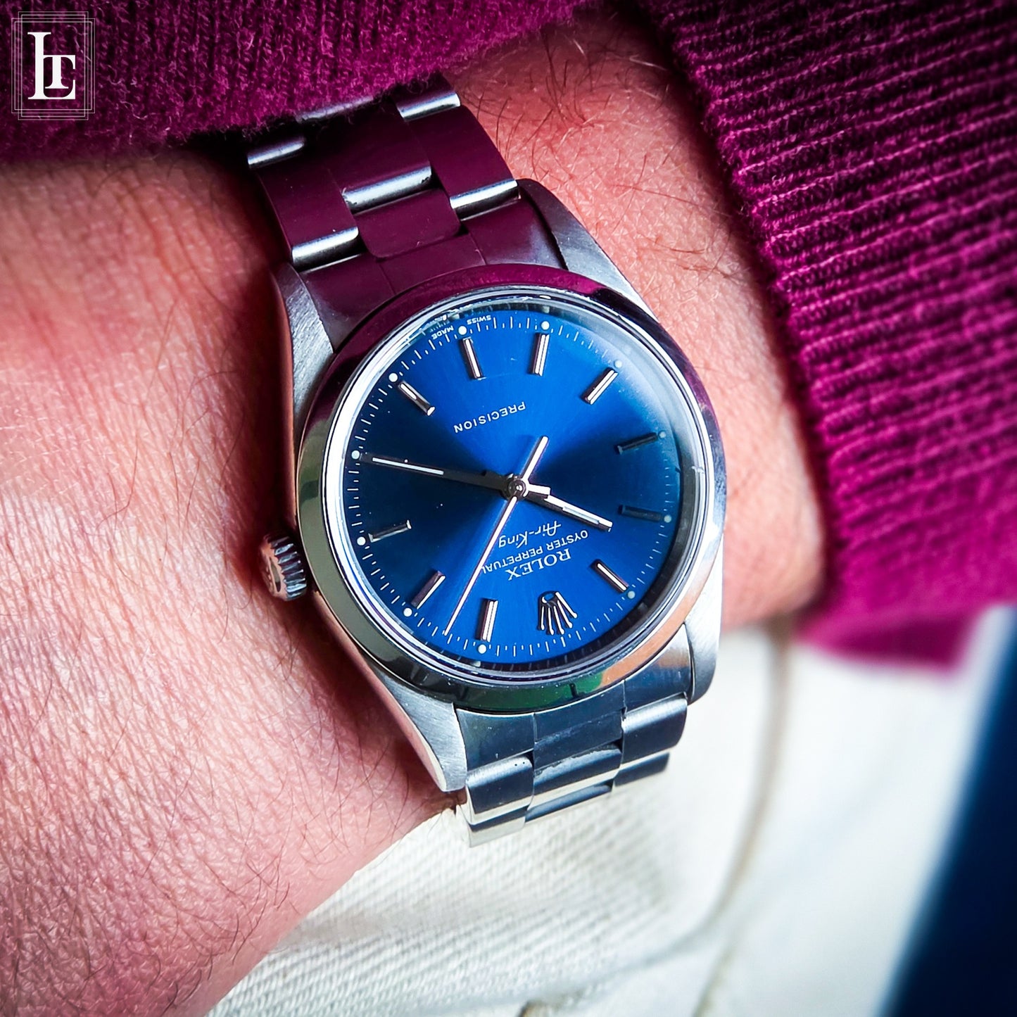 Rolex Air King 14000M Blue