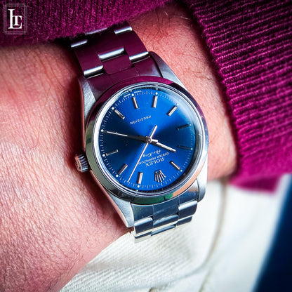 Rolex Air King 14000M Blue