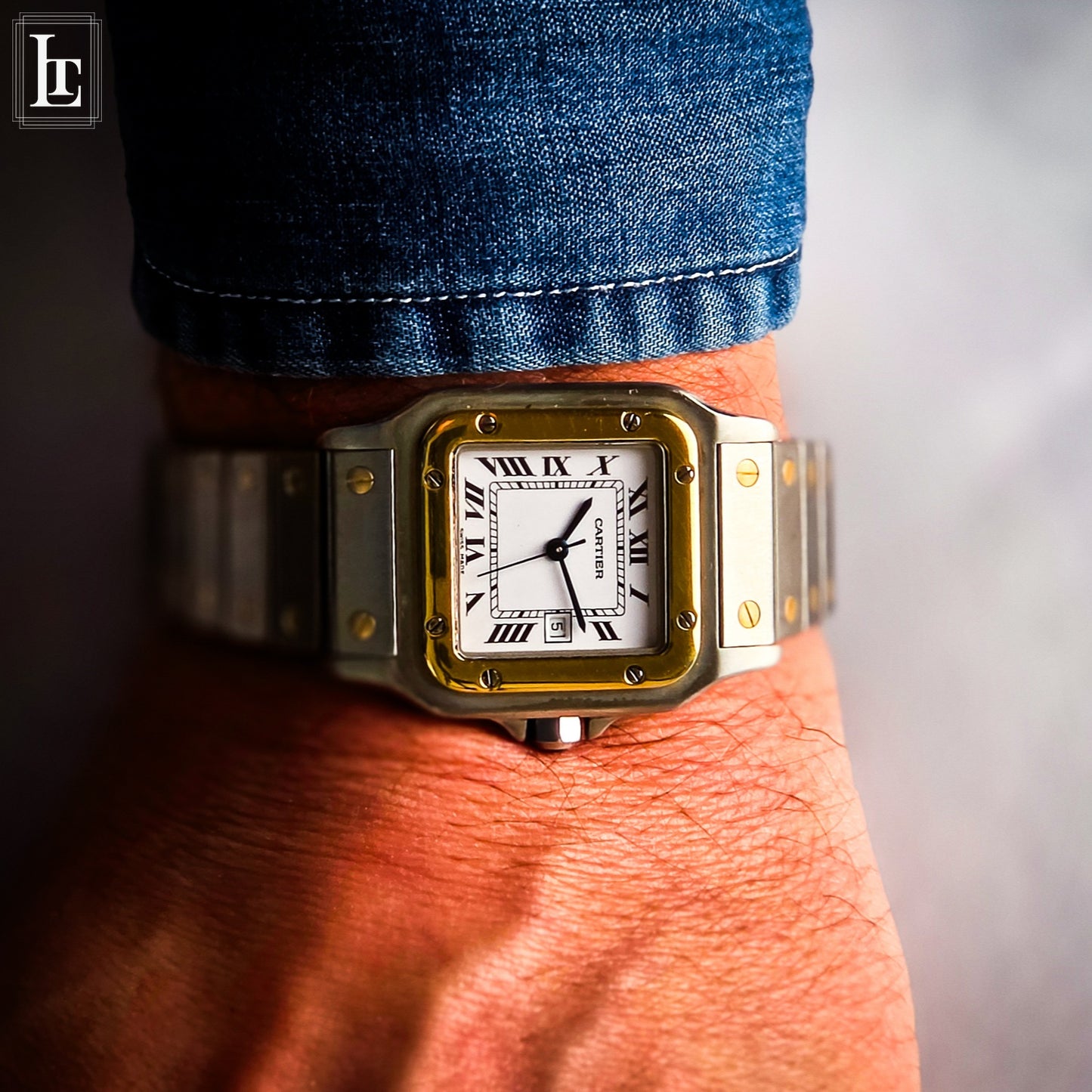 Cartier Santos 2961 auto carré