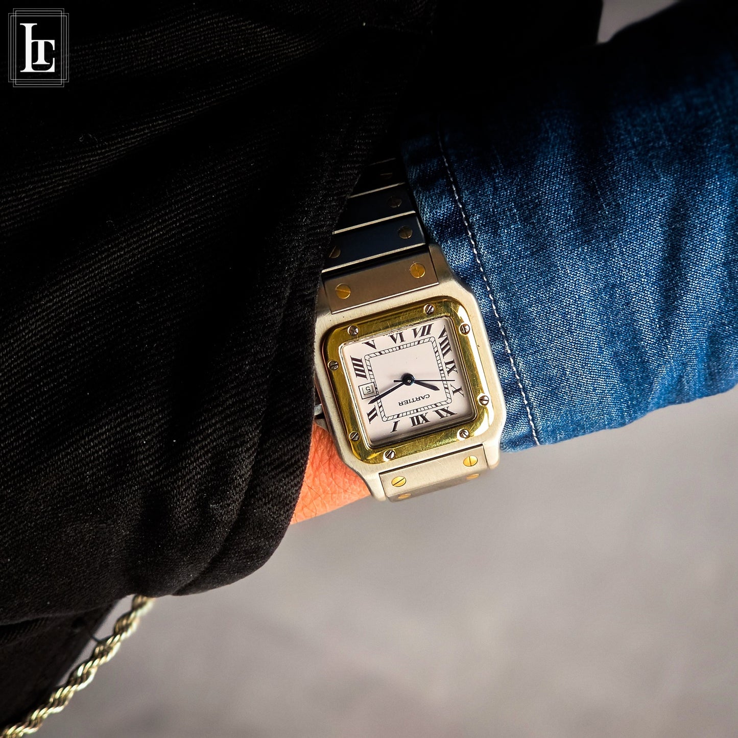 Cartier Santos 2961 auto carré