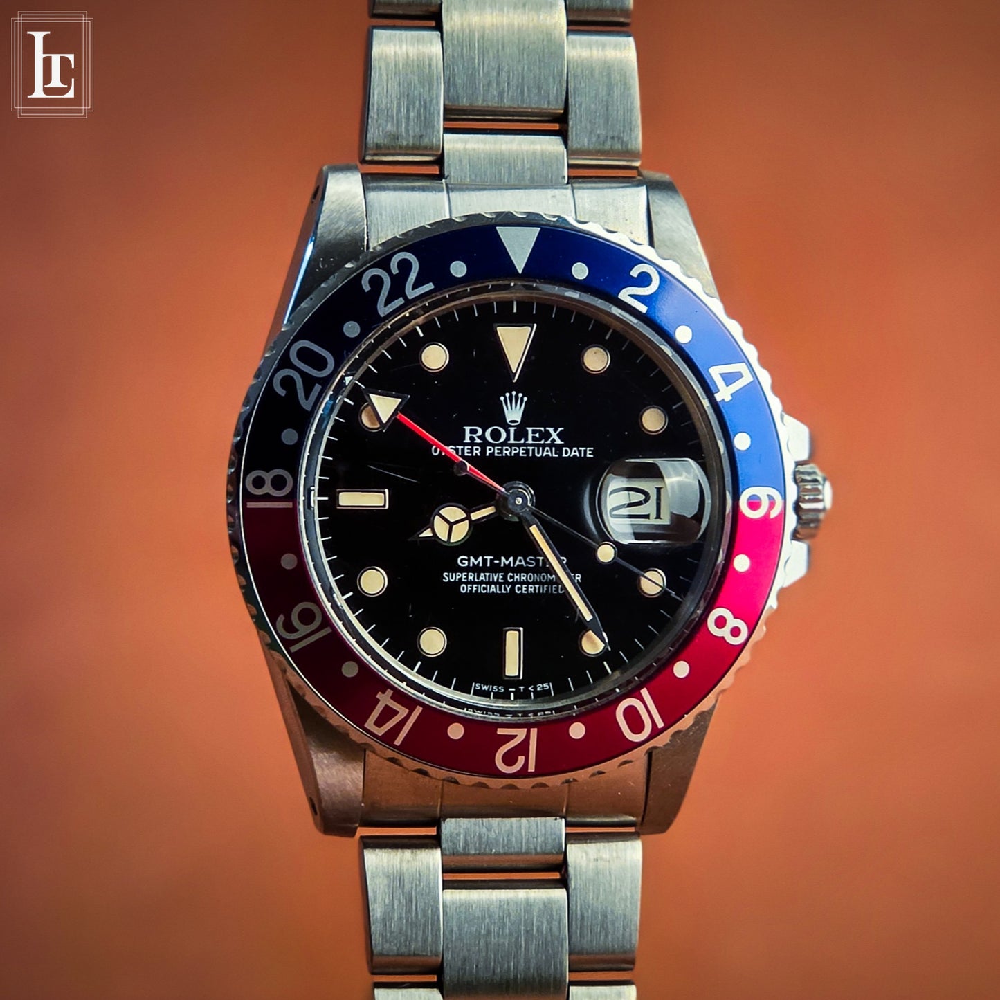 Rolex GMT Master 16750 Pepsi Full Set
