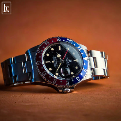 Rolex GMT Master 16750 Pepsi Full Set