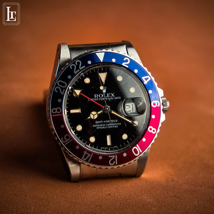 Rolex GMT Master 16750 Pepsi Full Set