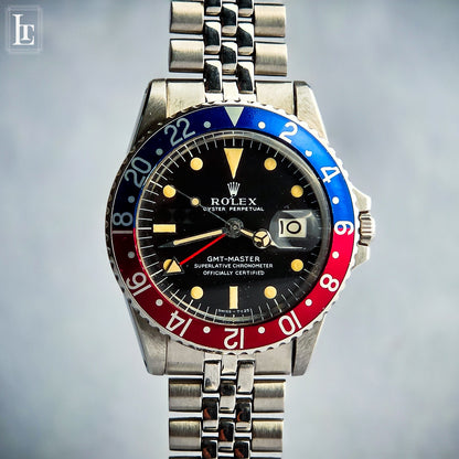 Rolex GMT Master 1675 Pepsi Full Set Long E