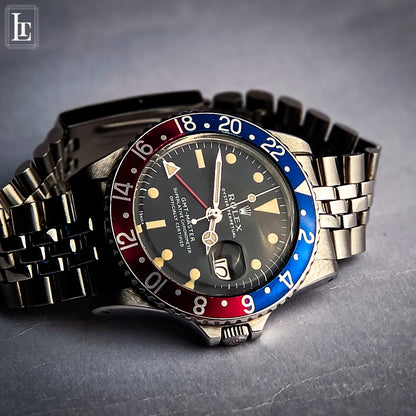 Rolex GMT Master 1675 Pepsi Full Set Long E