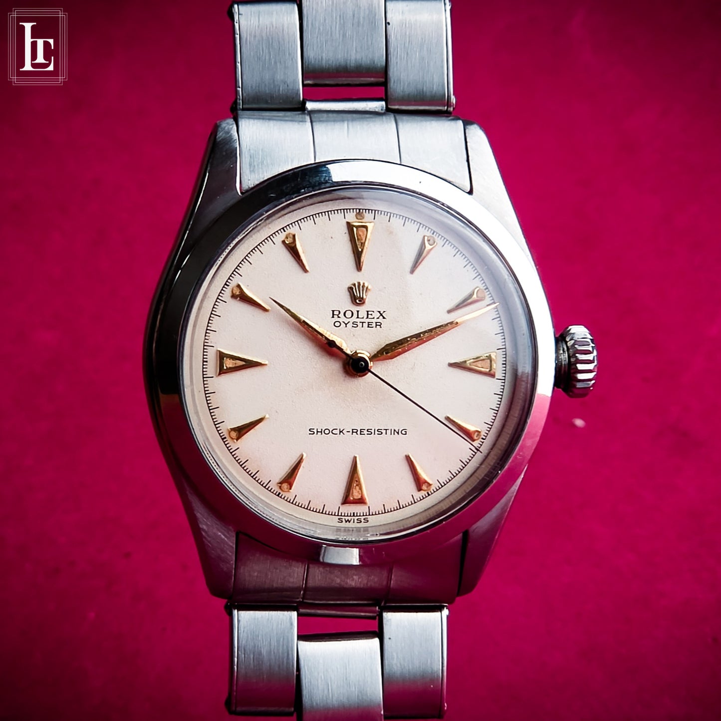 Rolex Oyster Precision Ref. 6282 bracciale rivettato