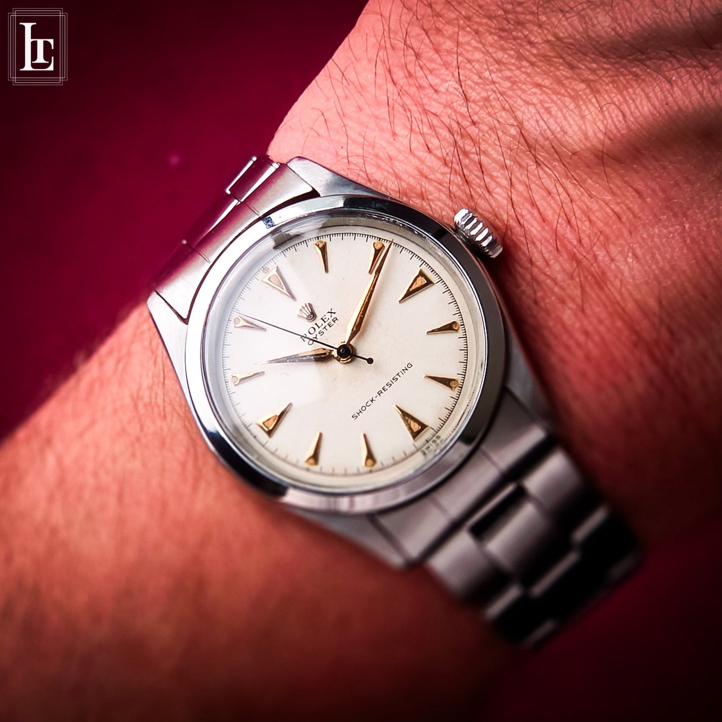 Rolex Oyster Precision Ref. 6282 bracciale rivettato