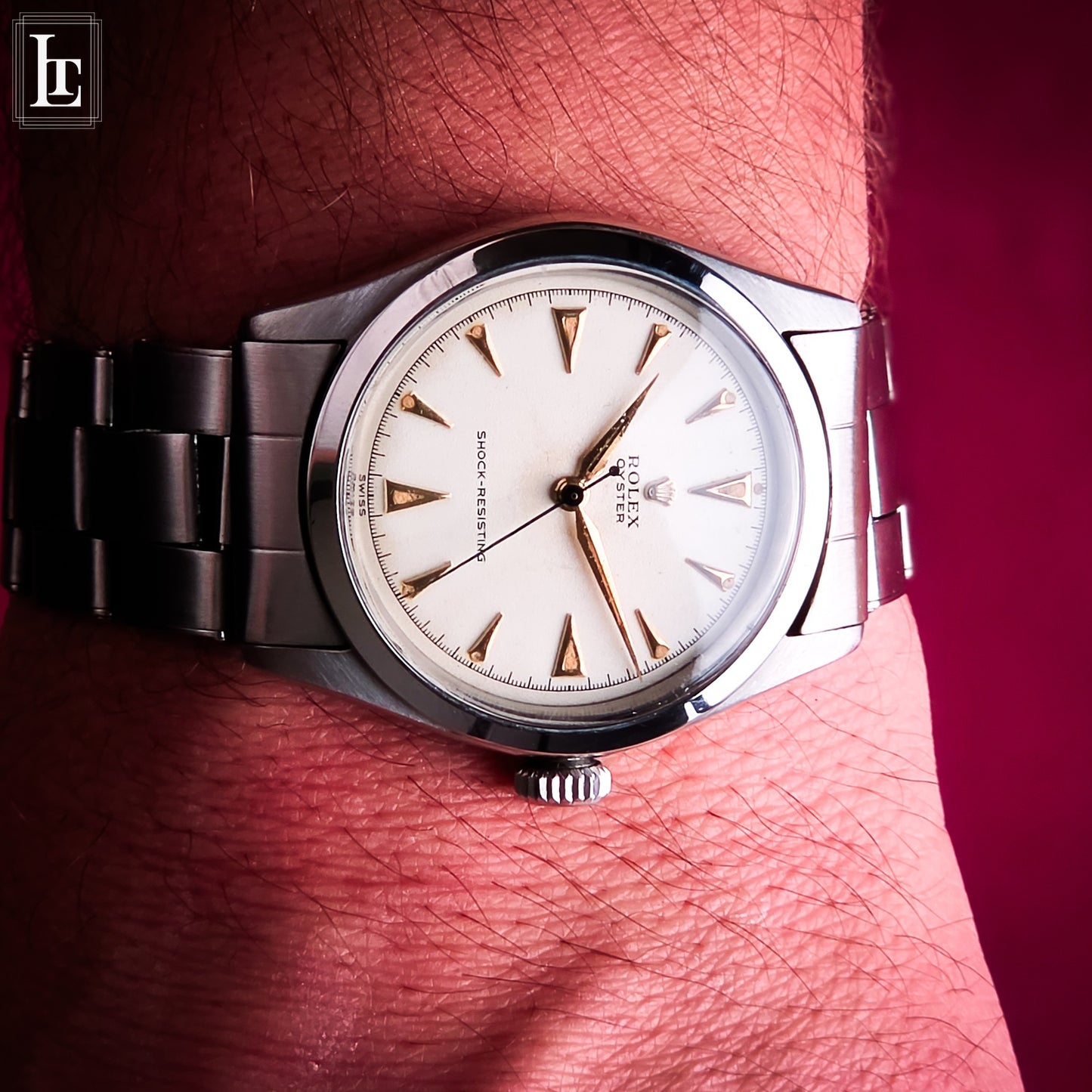 Rolex Oyster Precision Ref. 6282 bracciale rivettato