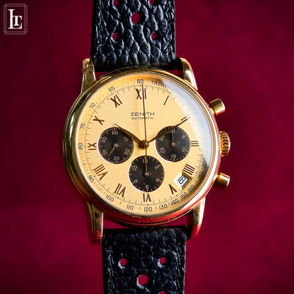 Zenith El Primero cronografo Oro Giallo "Andreoli" Full Set