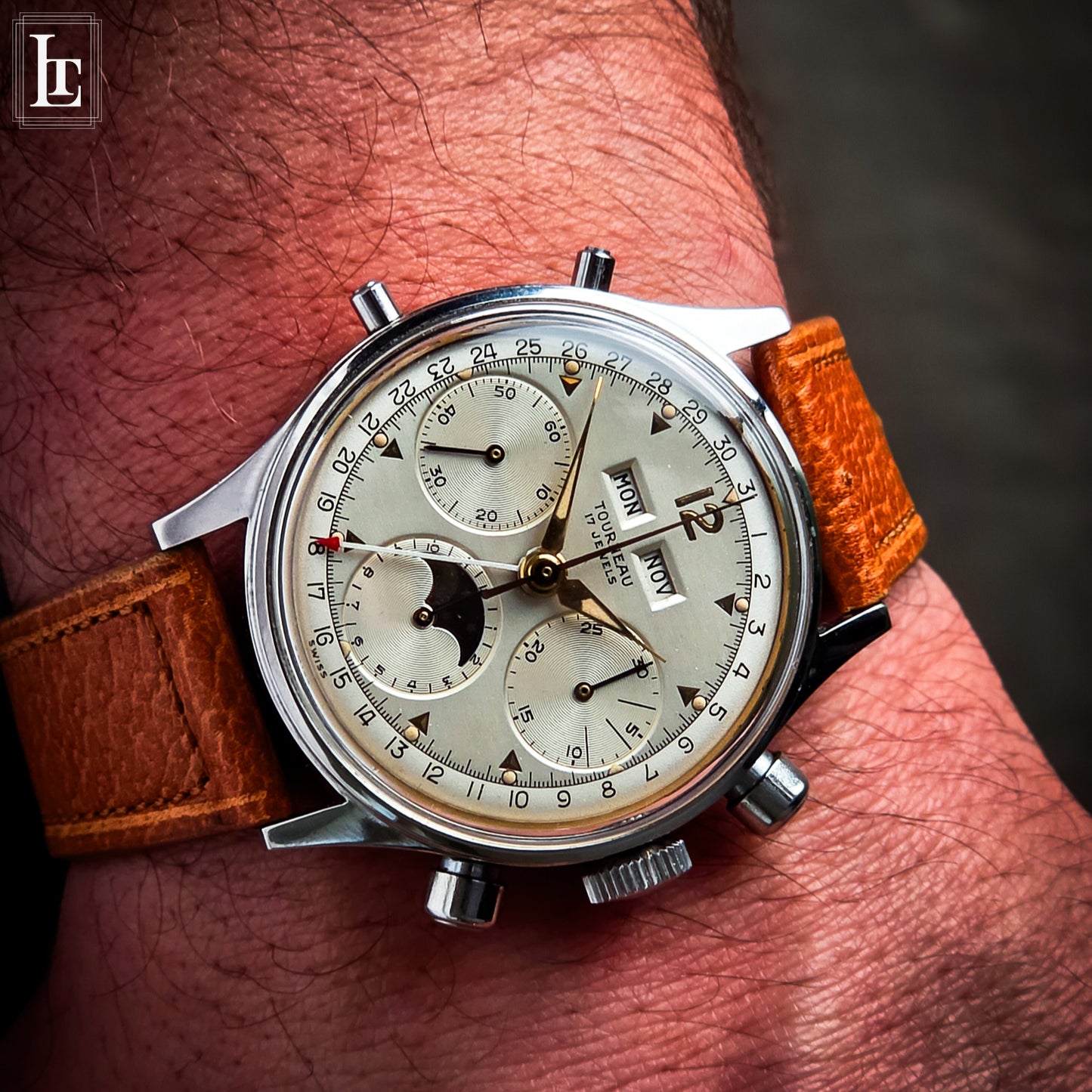 Tourneau Chronograph Calendar Moonphase V88