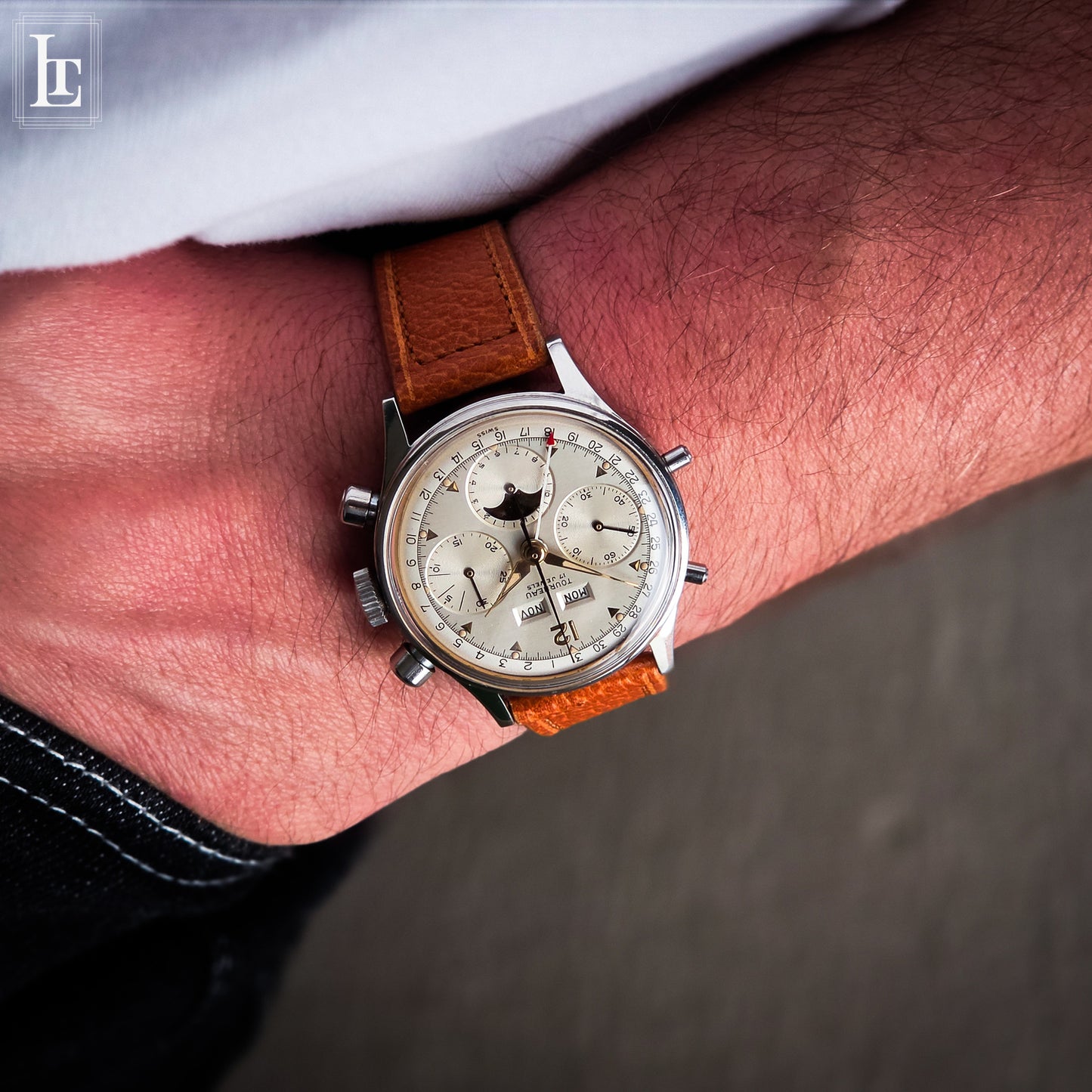 Tourneau Chronograph Calendar Moonphase V88