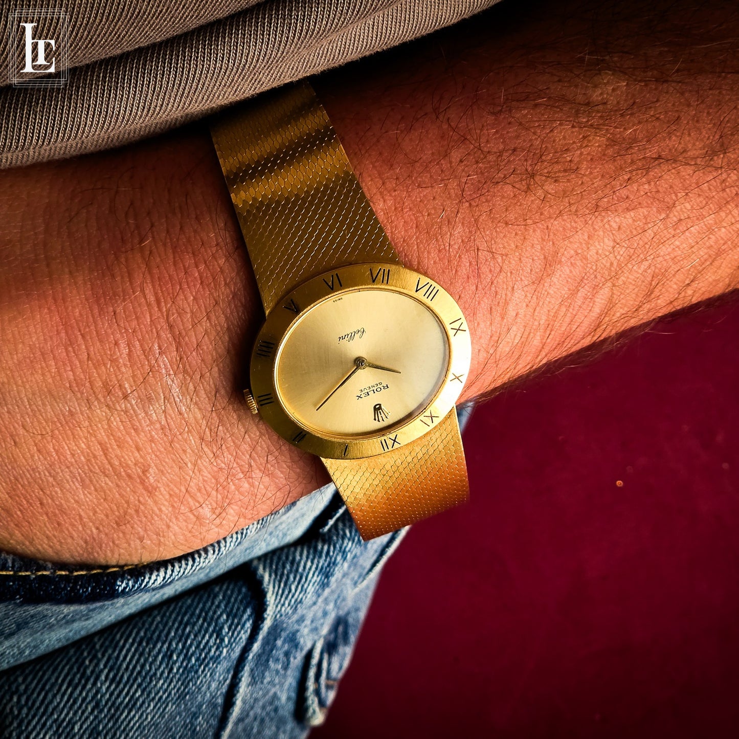 Rolex Cellini 18k 3831 J manual wind