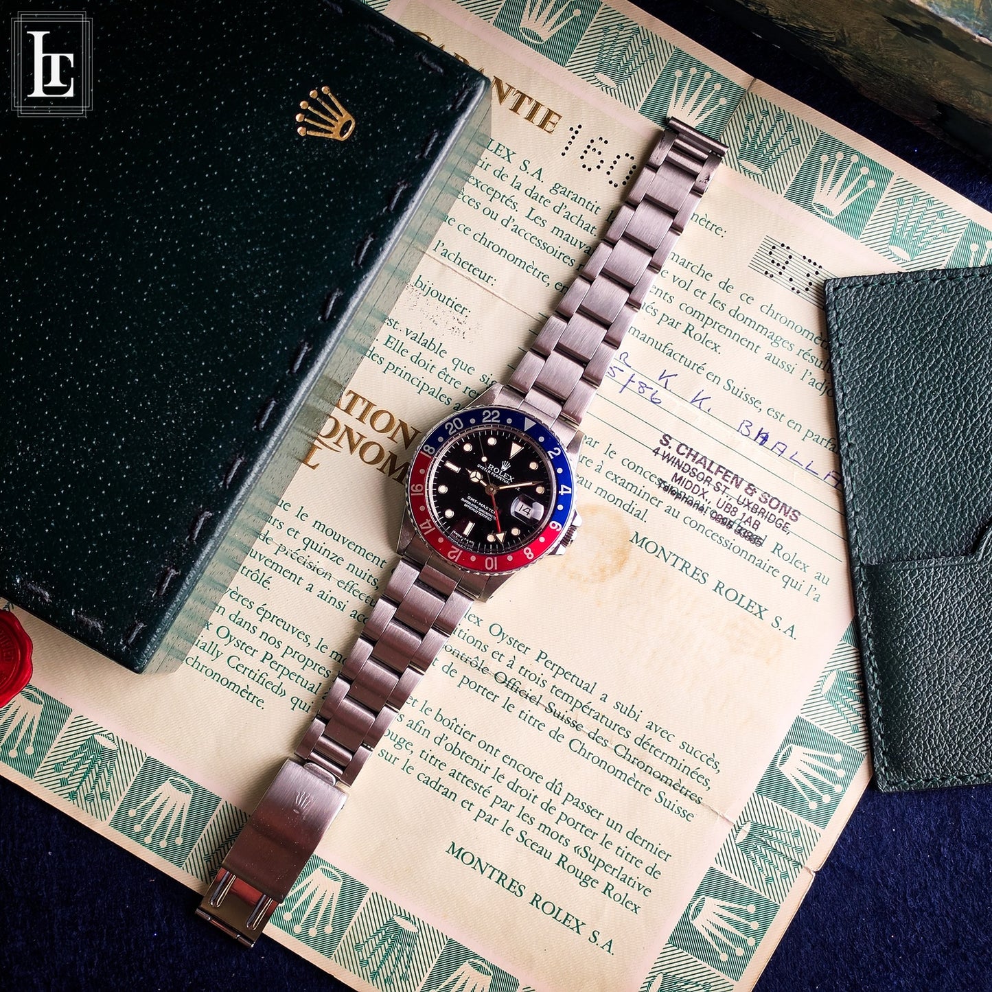 Rolex GMT Master 16750 Pepsi B&P "bicchierini"