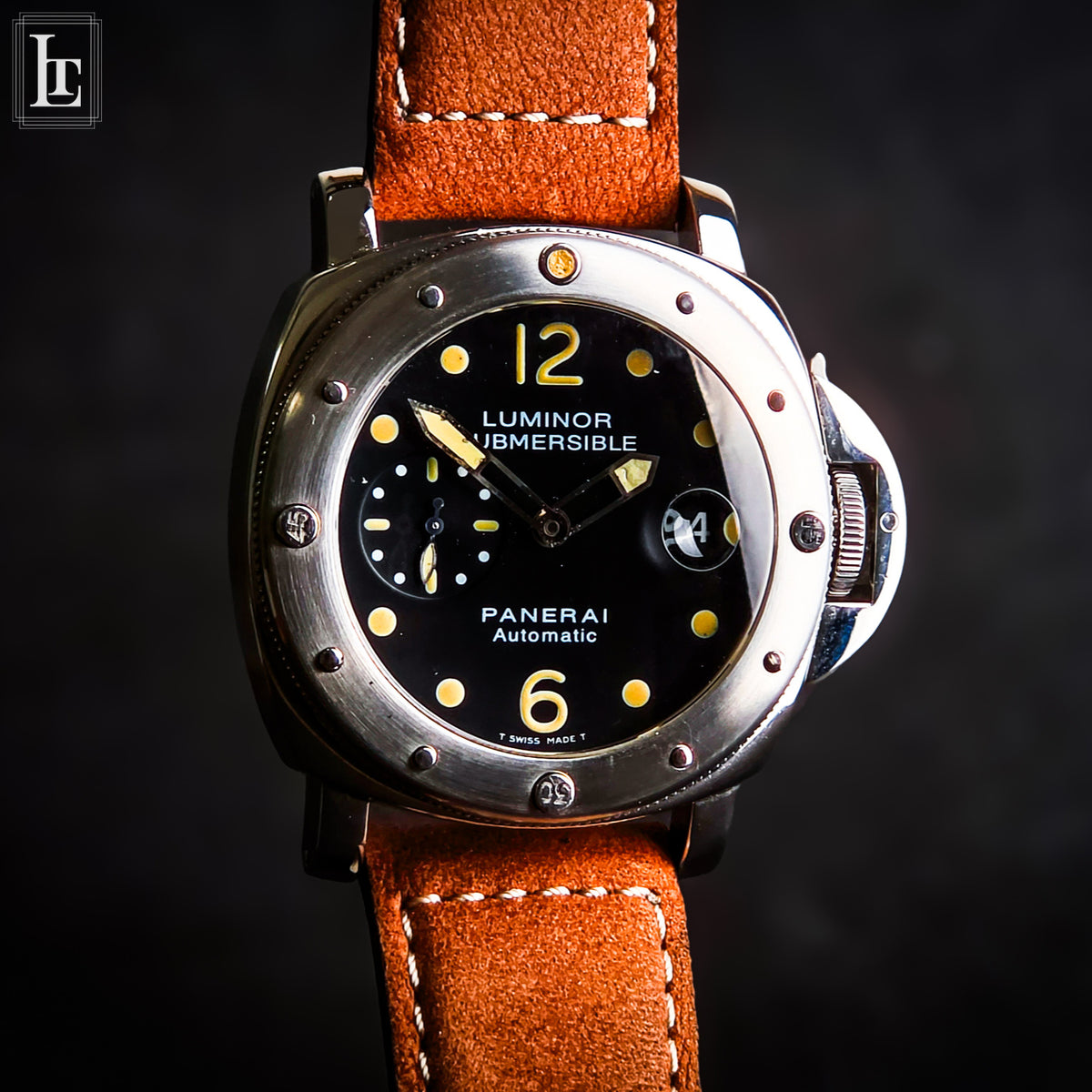Officine Panerai Luminor Submersible PAM00024 Tritium, ref. PAM0024, 1998, vista frontale