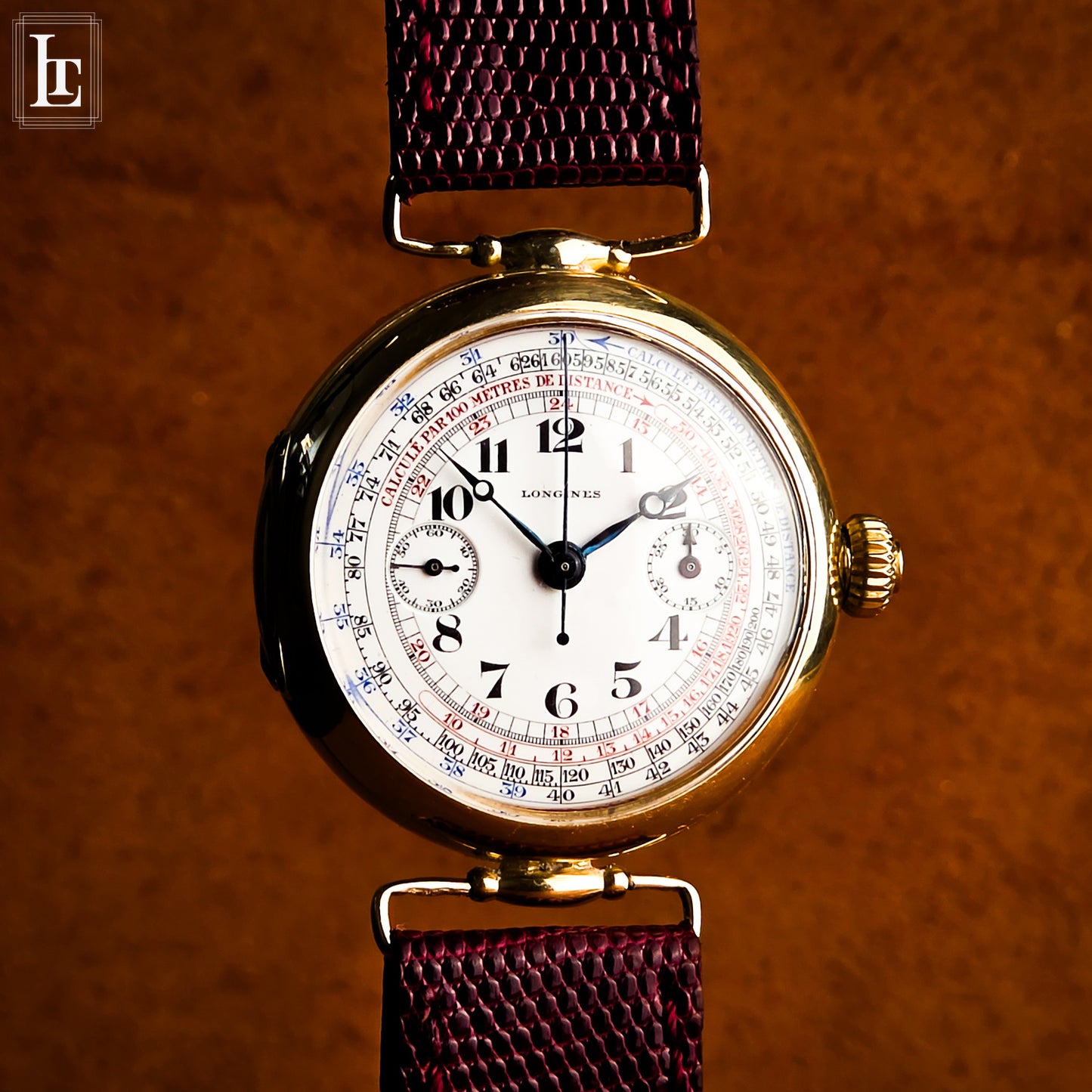Cronografo Longines 13.33 in oro