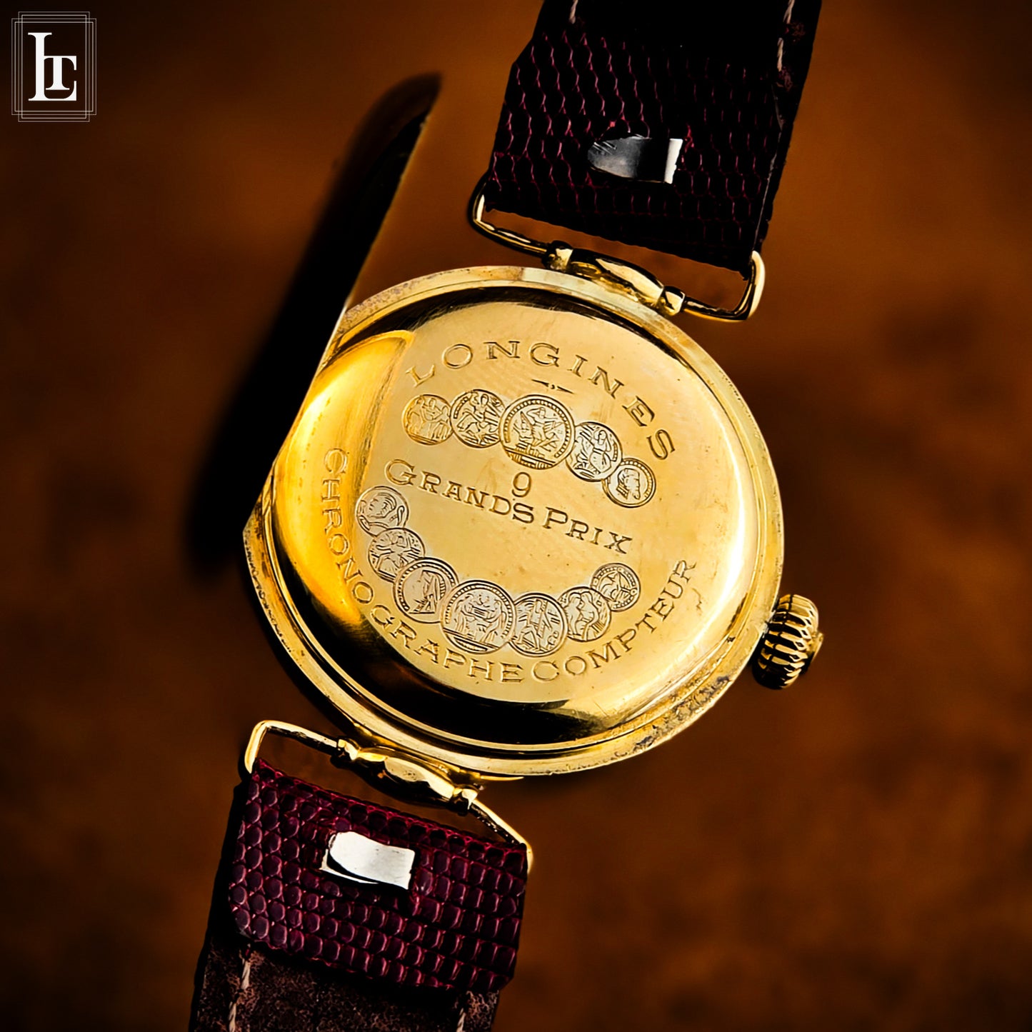 Cronografo Longines 13.33 in oro