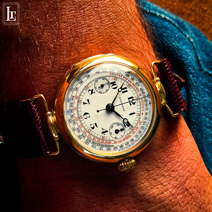 Cronografo Longines 13.33 in oro