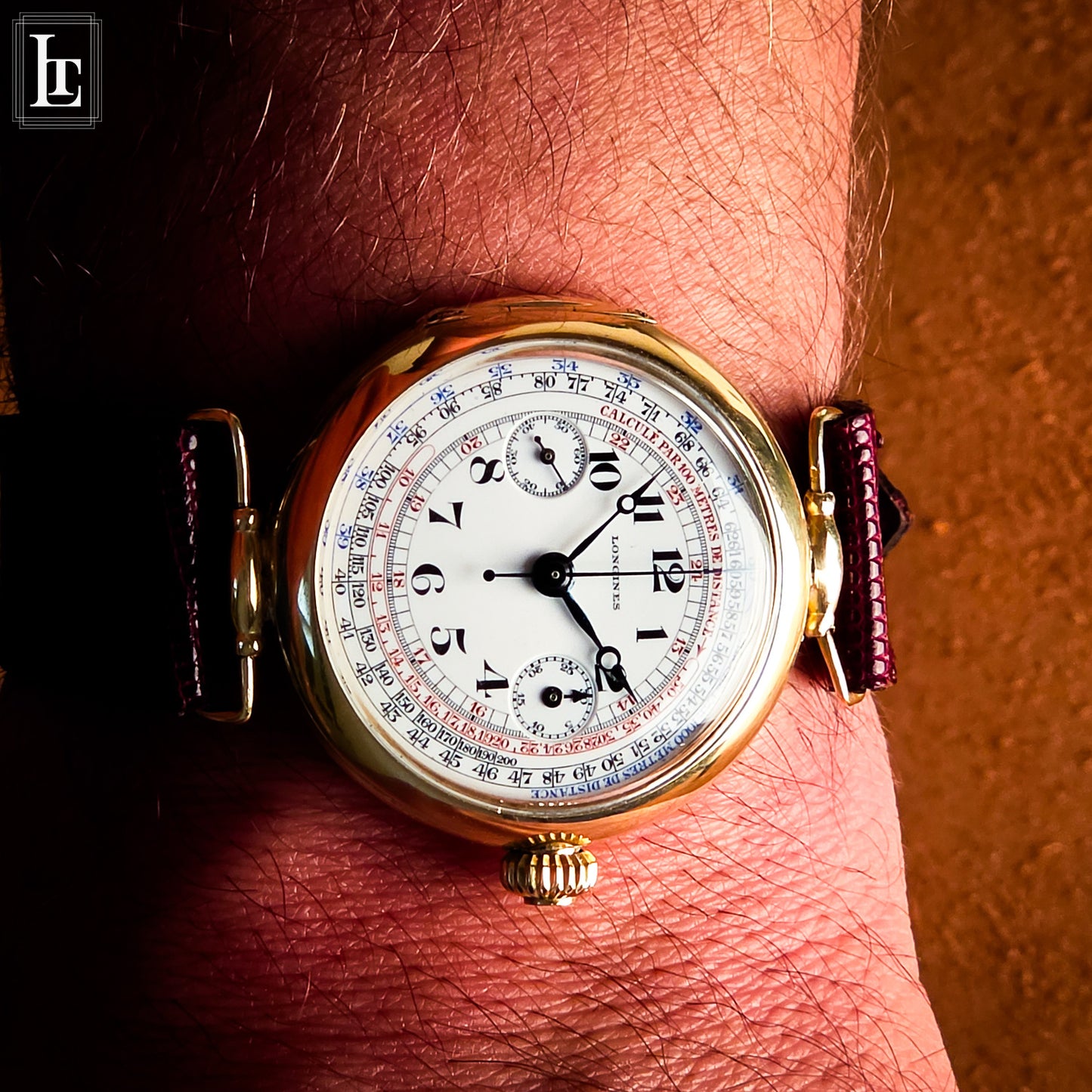 Cronografo Longines 13.33 in oro