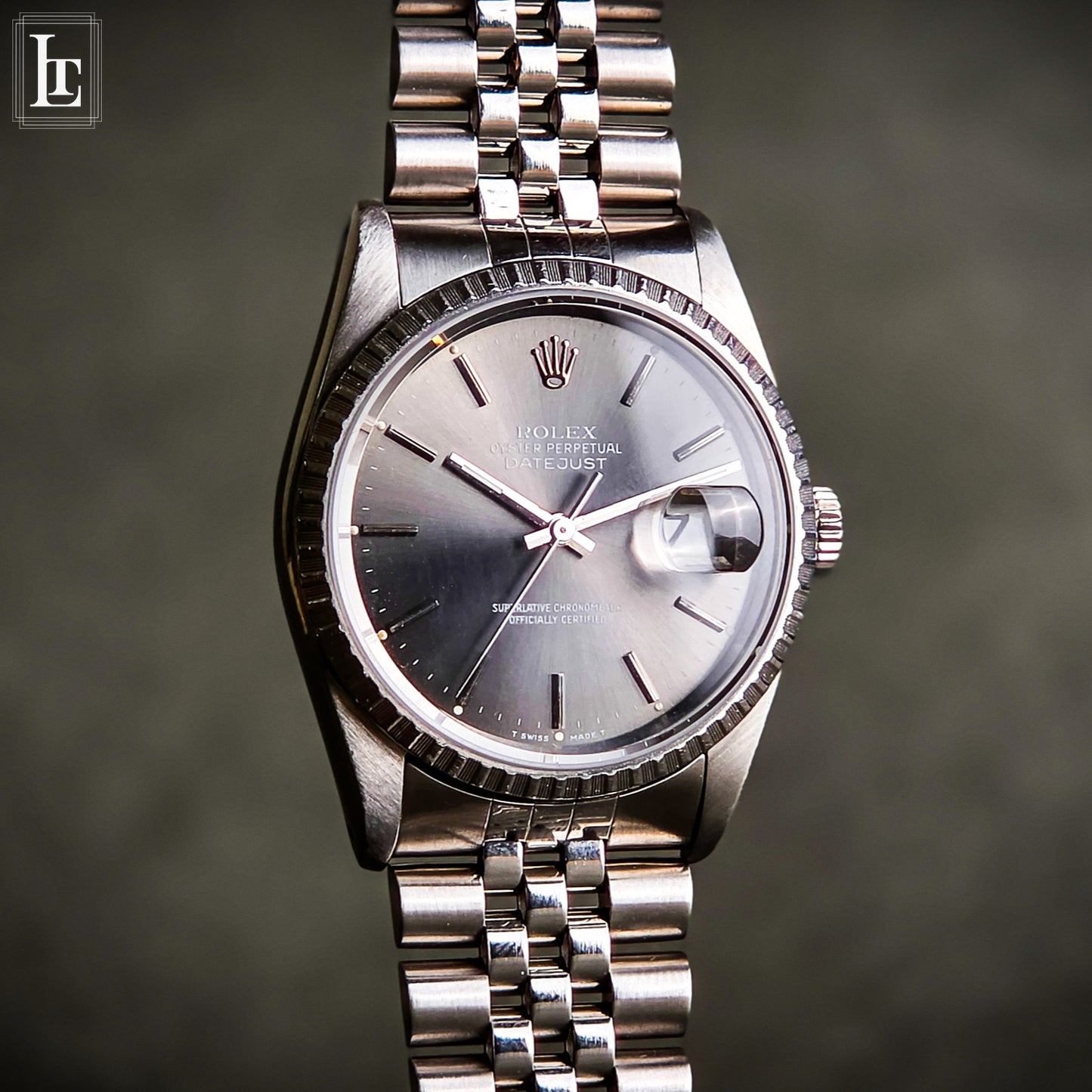 Rolex Datejust 16220 Grigio Full Set